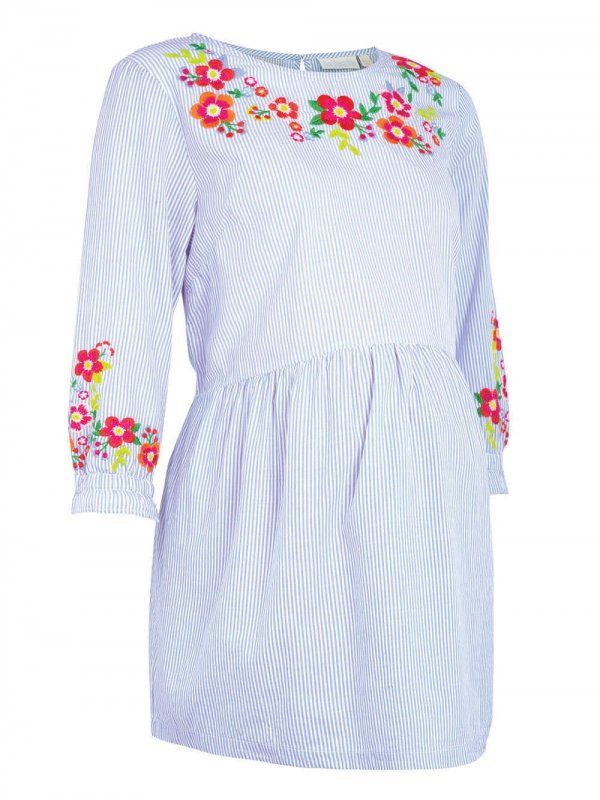 Embroidered Maternity Blouse