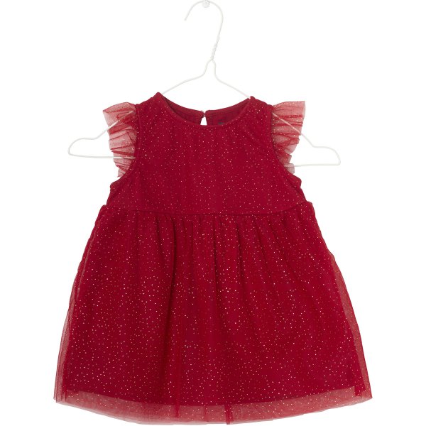 BABY PARTY DRESS IN RED